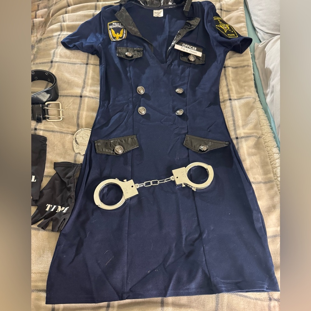 Dreamgirl Navy Police Costume for Kids
